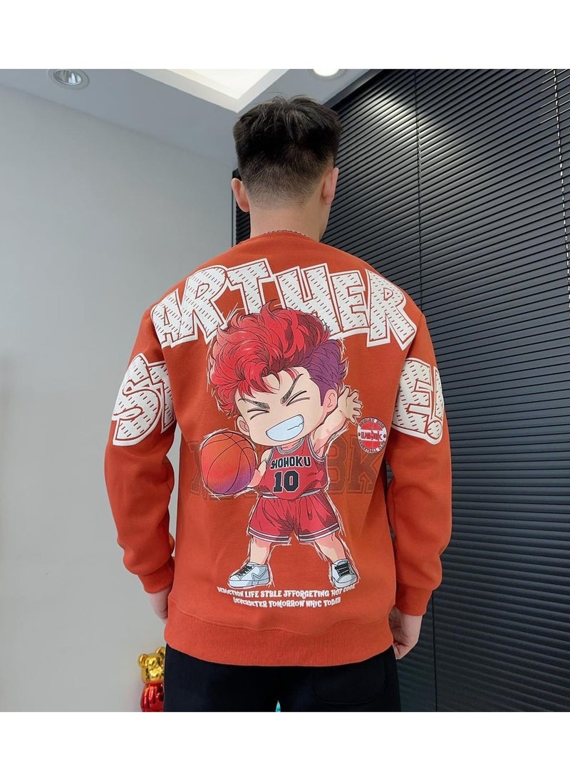 KUYING New Anime Slam Dunk Long Sleeve T-shirt  - Image 1