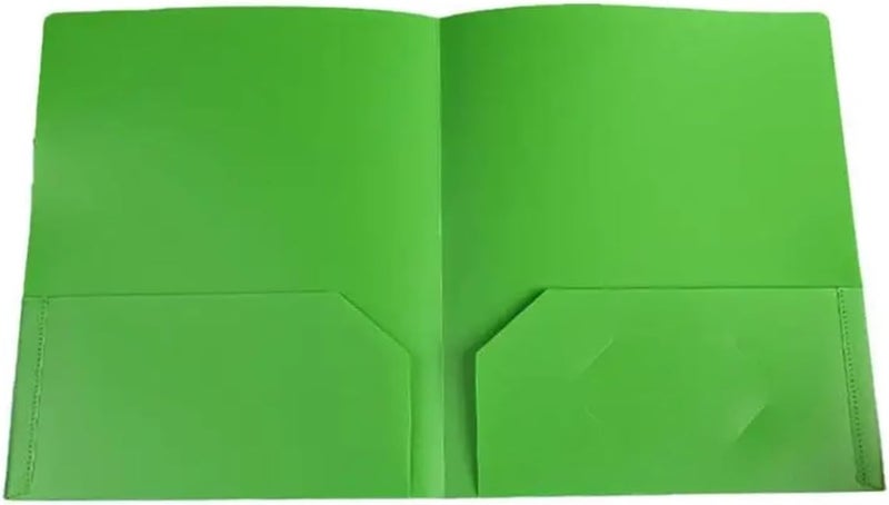 6pcs A4 Colorful Folder Waterproof Reusable Envelope Storage Bag for Office Document Pocket Store Card Photos(Green) - Image 2