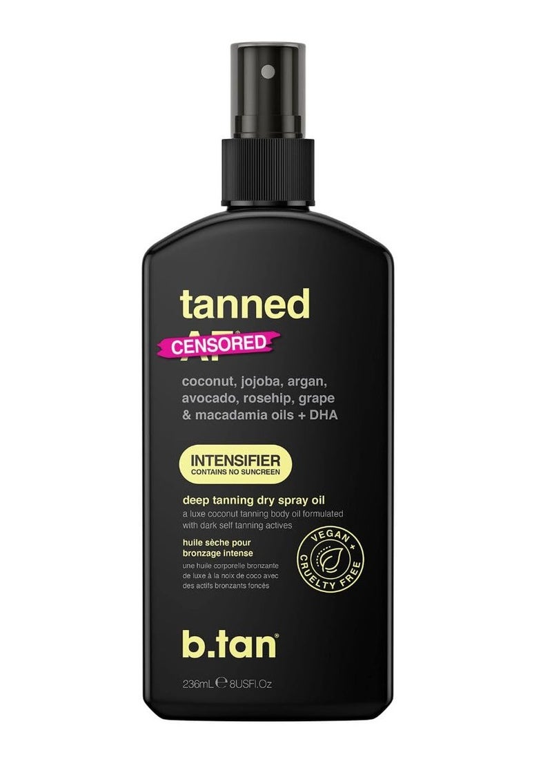 b tan b.tan Best Tanning Oil | Get Tanned Intensifier Dry Spray - Get a Fast, Dark Outdoor Sun Tan From Tan Accelerating Actives, Packed with Moisturizing Oils to Keep Skin Hydrated, 8 Fl Oz  - Image 2