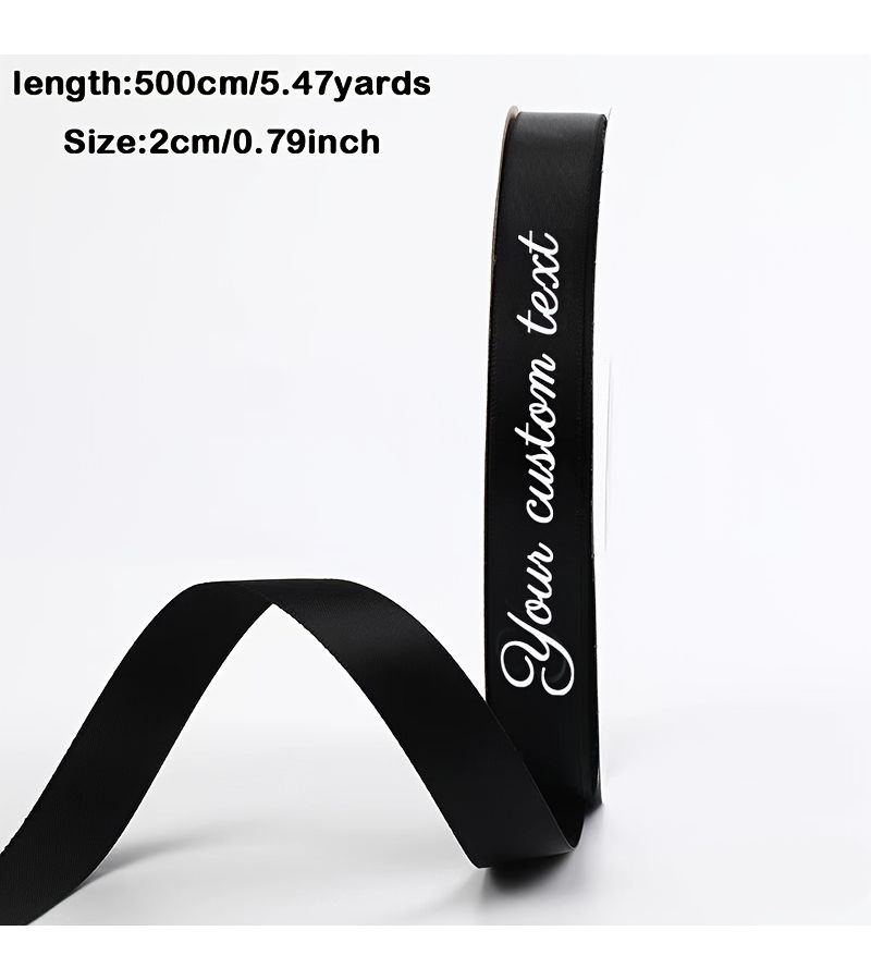 Blue Premium Hot Foil Ribbon 5.46 Yards for Christmas Gift Wrapping and DIY Wedding Decor - Image 1