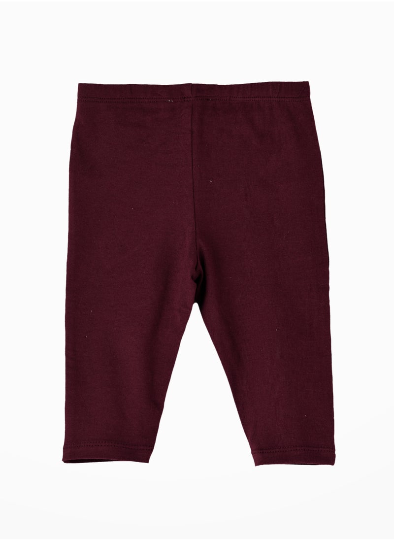 Jelliene Baby Girls' Cotton Knit Leggings  - Image 1