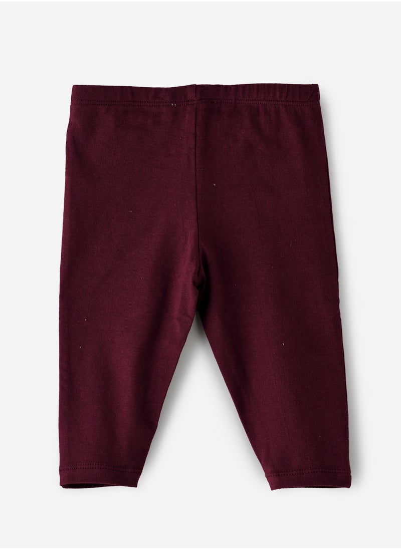 Jelliene Baby Girls' Cotton Knit Leggings  - Image 2