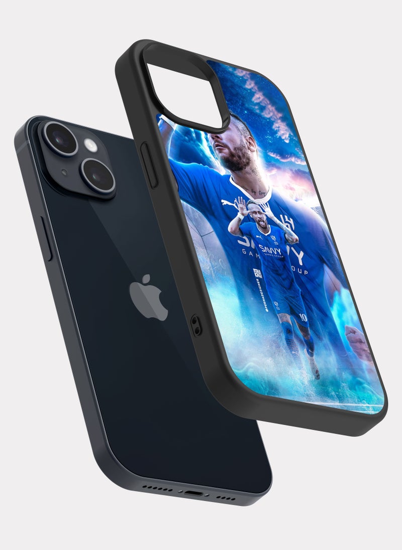 بكسلات كفر ايفون 14 نيمار الهلال ازرق - Image 2