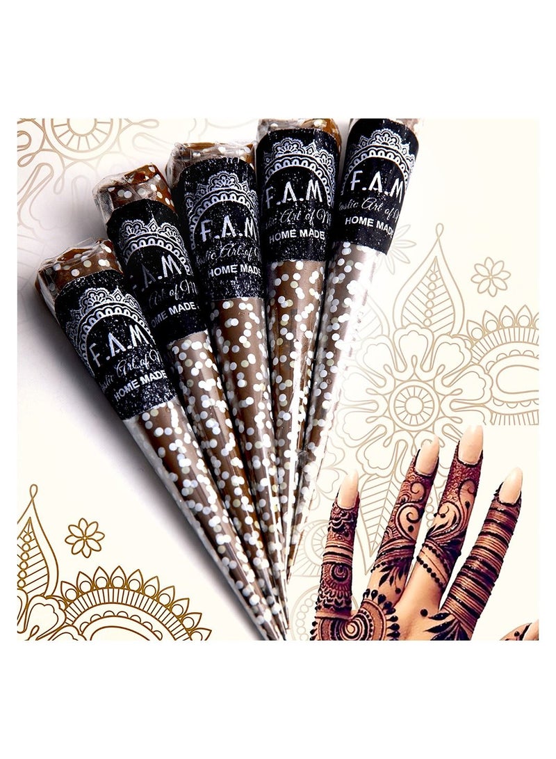 FAM Fantastic Art Of Mehndi (عبوة من 3 مخاريط من الحناء العضوية المميزة) - Image 3