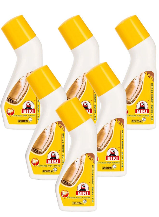 بيكي ملمع أحذية سائل محايد 6 × 75 مل