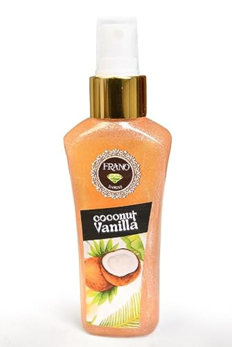 Frano Body Mist Shimmer Coconut Vanilla 110ml