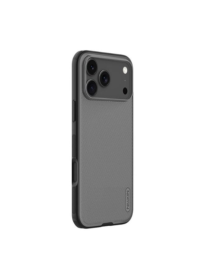 Nillkin Case Cover Super Frosted Pro  Case Anti-Scratch & Slip For Iphone 17 Pro Max (Transparent Black) - Image 1