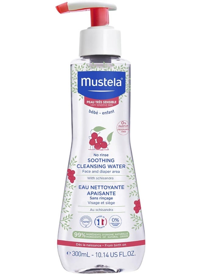 Mustela Baby Soothing Cleansing Water 10.14 Fl. oz. - Image 1