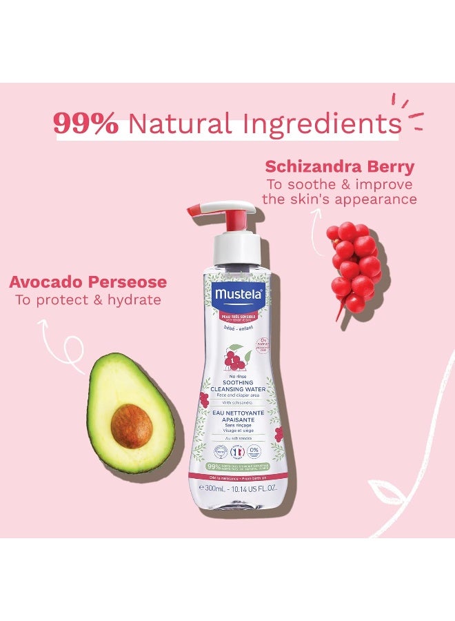 Mustela Baby Soothing Cleansing Water 10.14 Fl. oz. - Image 3