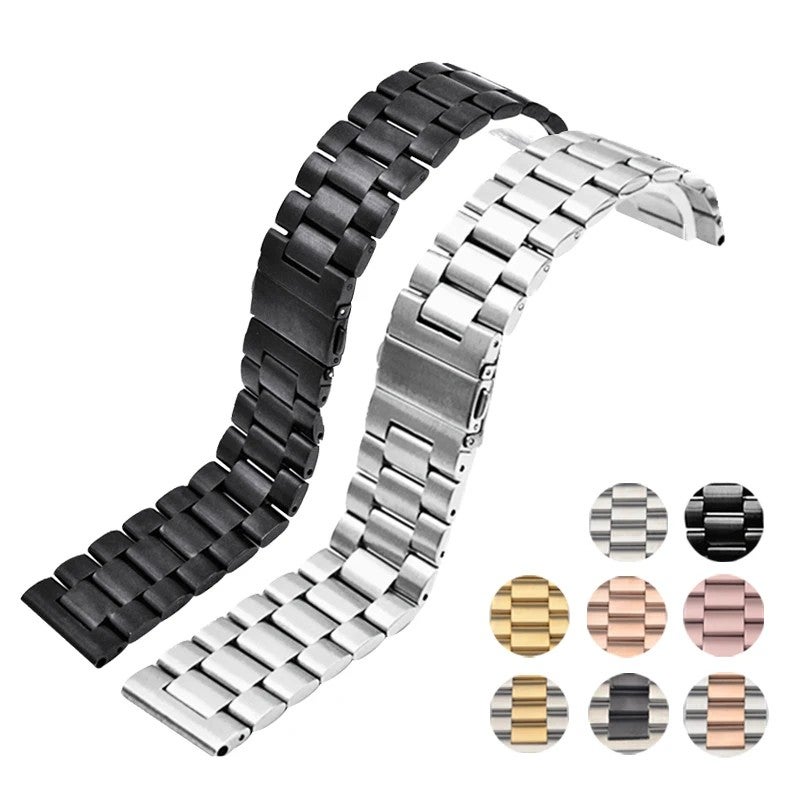 Bluejw Fashion Classic Replacement 304 Stainless Steel Smart Watch Strap with Quick Release for Samsung Galaxy Watch – Durable, Adjustable, and Easy to Install - Image 2