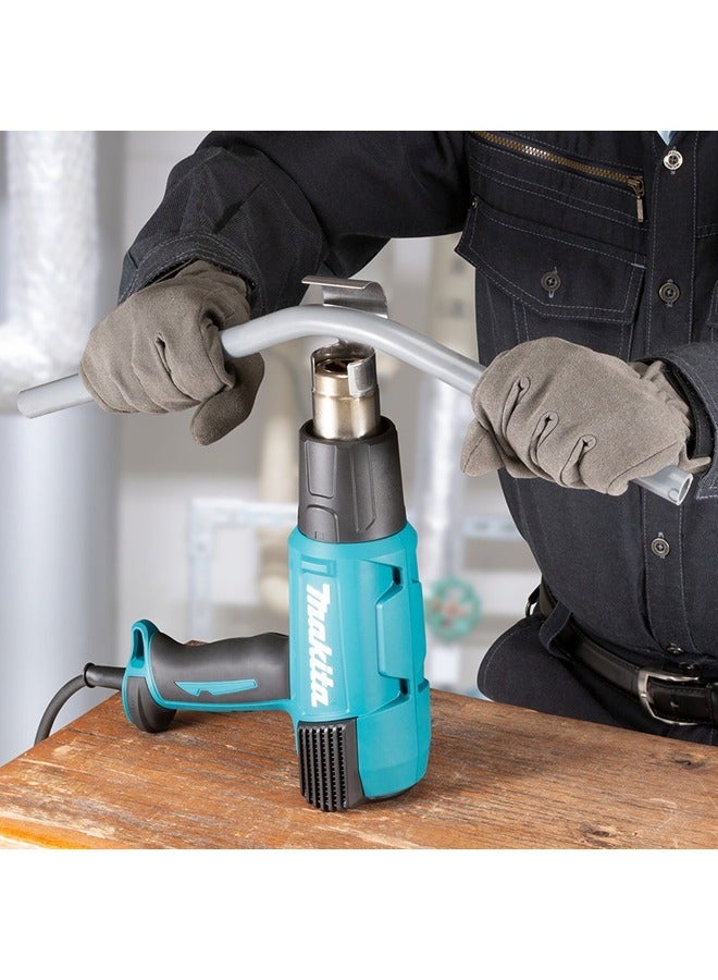 Makita HG6530 Heat Gun / Hot Air Gun Temperature 50~650°C Air Flow 280~500L/min 2000W 0.73kg Blue - Image 3