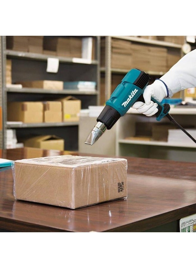 Makita HG6530 Heat Gun / Hot Air Gun Temperature 50~650°C Air Flow 280~500L/min 2000W 0.73kg Blue - Image 4