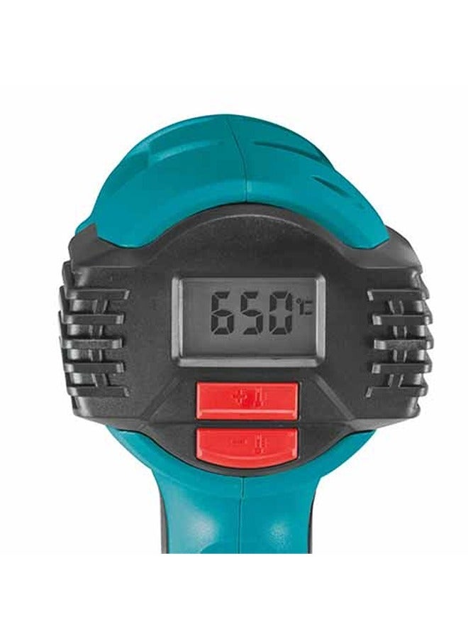 Makita HG6530 Heat Gun / Hot Air Gun Temperature 50~650°C Air Flow 280~500L/min 2000W 0.73kg Blue - Image 5