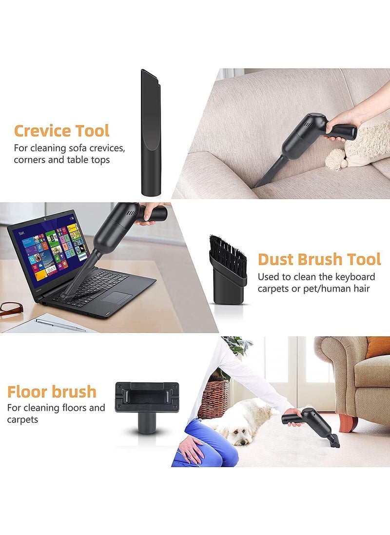 Yakiter 8000pa Portable Mini Handheld cordless Car Vacuum Cordless Car Vacuum Cleaner (Black)  - Image 5