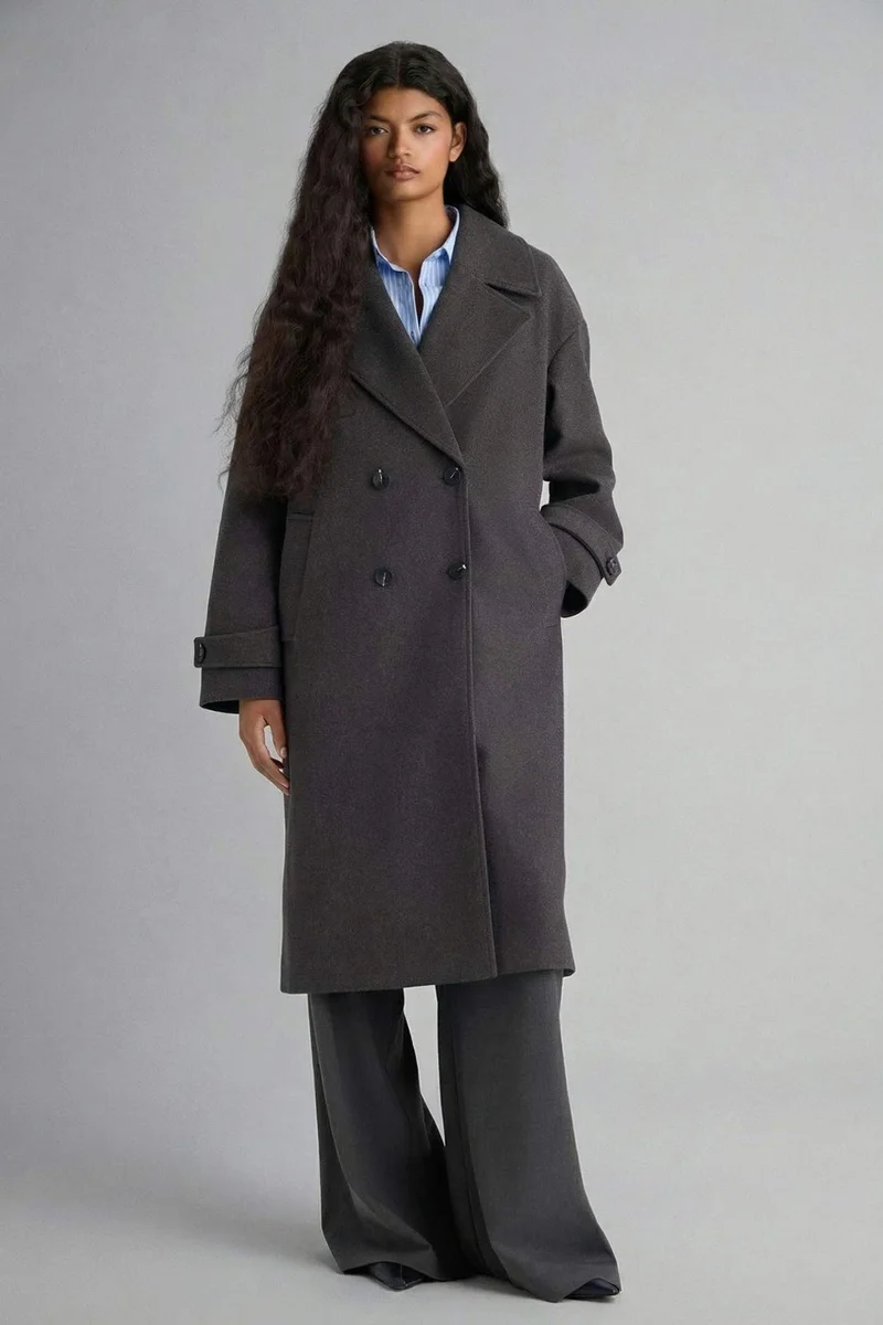 DeFacto Regular Fit Long Cachet Jacket