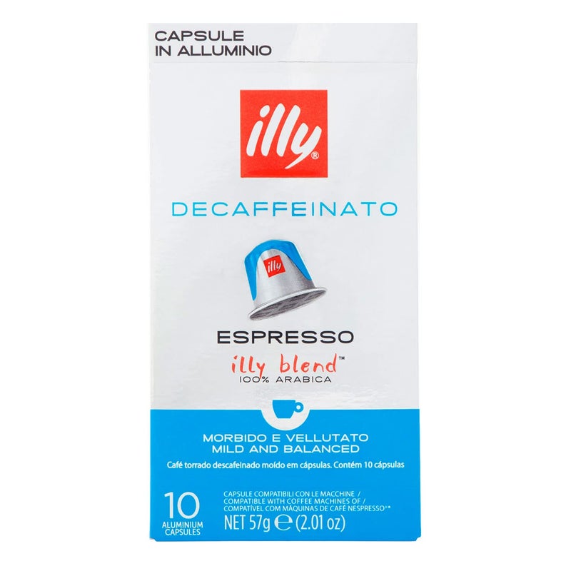 illy Nespresso Coffee Compatible Capsules - DECAFFEINATO Espresso - Image 1