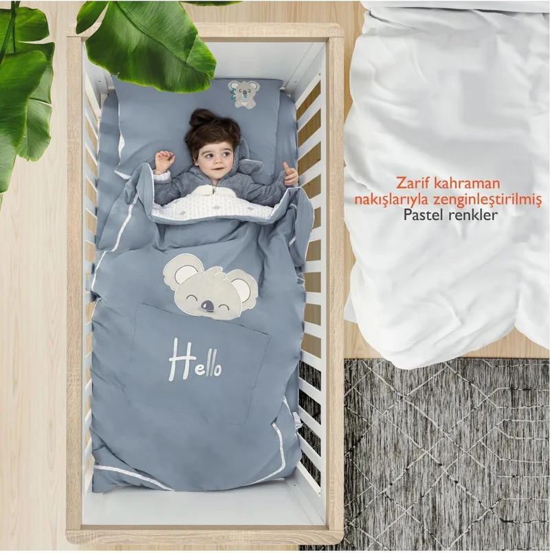 Gezenbebe Hero Embroidered Baby & Kids Pillow Case (40x60) Bunny