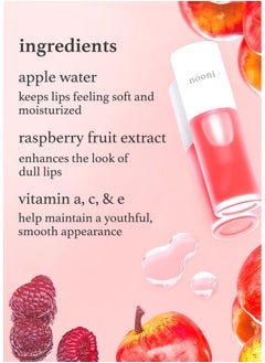 NOONI NOONI Korean Vegan Lip Oil - Appleberry | Lip Stain, Long-Lasting, Moisturizing, Plumping, Revitalizing for Dry Lips, Waterproof, No Peel Off, Korean Lip Tint, Valentine Day Gifts, 0.12 Fl Oz  - Image 5