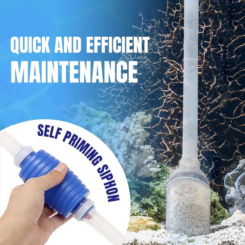 VAYINATO ® Blue Fish Tank Water Changer Aquarium Syphon 1.5 M Aquarium Maintance Tools by Petzlifeworld - Image 3