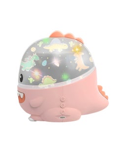 Generic Dinosaur Light For Kids, Dino Projector Baby Toy, Compact And Portable Dino Projection Night Light, Children Bedroom Decoration Projector For Babies Toddlers, (1pc, Pink)  - Image 1