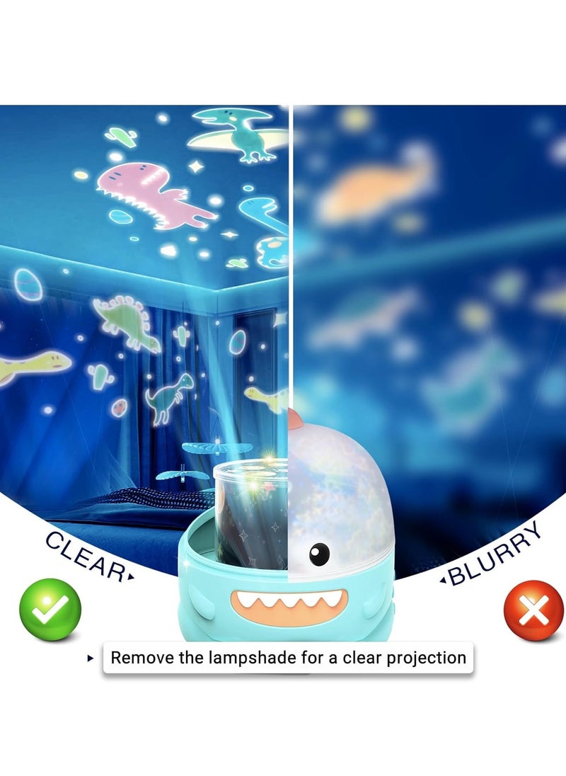 Generic Dinosaur Light For Kids, Dino Projector Baby Toy, Compact And Portable Dino Projection Night Light, Children Bedroom Decoration Projector For Babies Toddlers, (1pc, Pink)  - Image 4