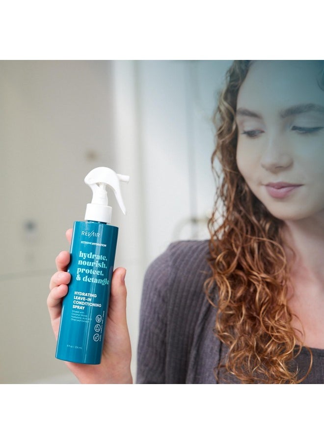 REVAIR - Hydrating Leavein Conditioner Spray Crueltyfree Replenishing Leave In Conditioner Spray For Curly Hair Heat Protection & Hair Detangler Spray For Women Vegan Detangling Spray (8 Fl Oz) - Image 1