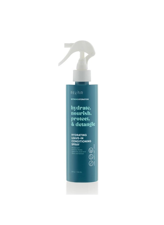 REVAIR - Hydrating Leavein Conditioner Spray Crueltyfree Replenishing Leave In Conditioner Spray For Curly Hair Heat Protection & Hair Detangler Spray For Women Vegan Detangling Spray (8 Fl Oz) - Image 1