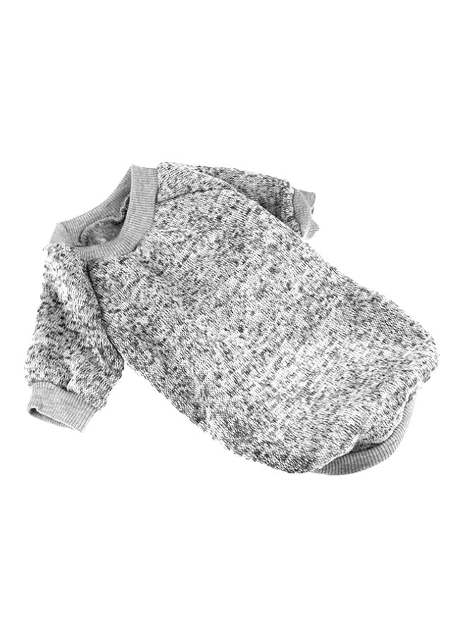 أوتاد سترة كاجوال شتوية بغطاء للرأس رمادي S - Image 1