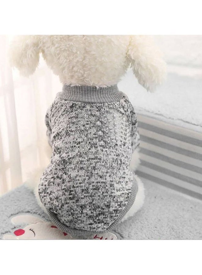 أوتاد سترة كاجوال شتوية بغطاء للرأس رمادي S - Image 3