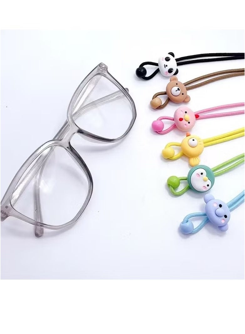 6Pack of Children's Glasses With Hat With Mask Strap Adjustable Stretch for Boys and Girls - Image 5