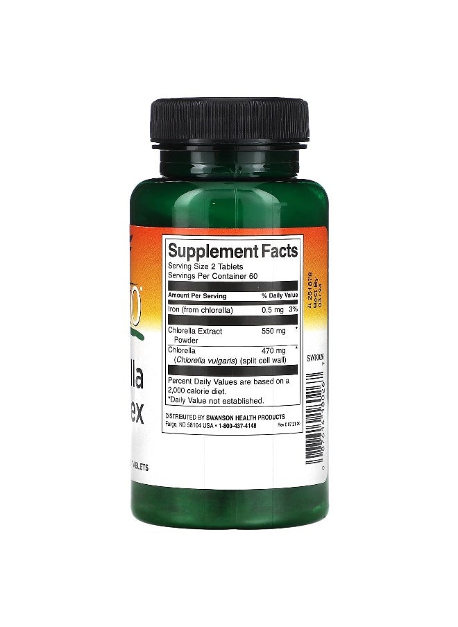 SWANSON - Swanson, Kyoto Chlorella Complex, 120 Tablets - Image 1