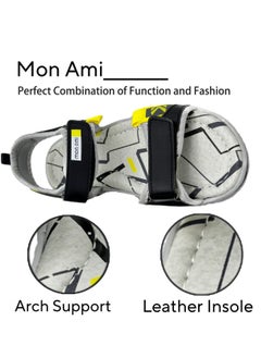 Mon Ami Mon Ami Boys and Kids Sandals | Soft Bottom, Velcro Strap Children Sports Sandals Unisex - Summer Baby Boy Sandals for Beach, Outdoor & Seaside | Casual Sandals for Toddler Girls, Boys & Kids  - Image 4