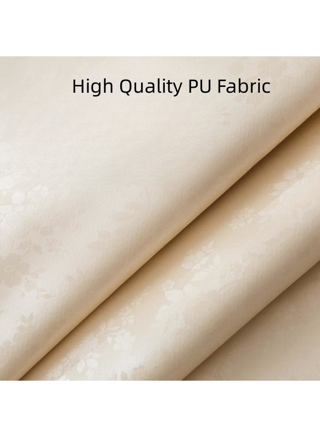 WAOKN 120 cm Waterproof Round Tablecloth, PU Material Spill-proof Tablecloth Cover, Soft and Thickened Table Decoration, Anti-fouling and Dust-proof Tabletop Protection - Image 4