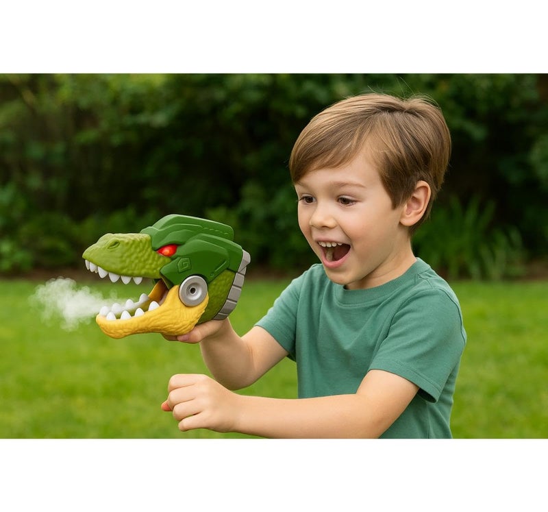 Hamleys قفاز ديناصور زائر للأطفال - العمر 6 سنوات وما فوق مع تأثيرات أضواء LED والصوت والدخان | قفاز لعب ديناصور واقعي للأولاد والبنات، للعب التخيلي في الداخل والخارج - Image 4