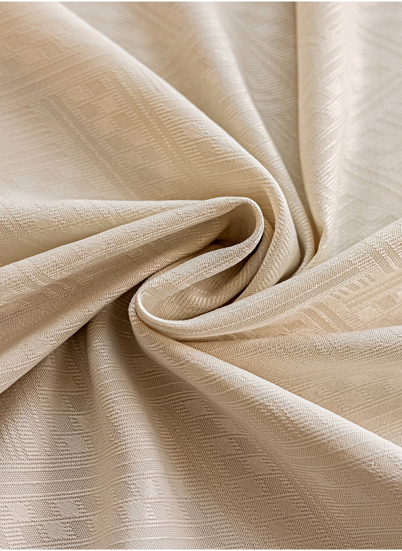 GOOTOY - Round Table Cloth Table Cover Cotton Linen Waterproof Table Mat Soft and Wrinkle Free Dining Table Cover Cloth with Tassels 180X180CM - Image 1