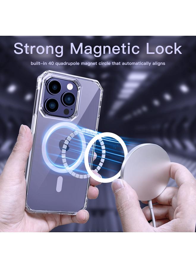 اس-توب جراب لهاتف iPhone 13 Pro Max مصنوع من مادة TPU مع وسادة هوائية رباعية الزوايا ومضاد للصدمات من Magsafe - Image 4