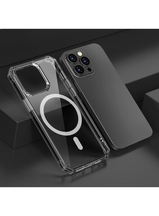 اس-توب جراب لهاتف iPhone 13 Pro Max مصنوع من مادة TPU مع وسادة هوائية رباعية الزوايا ومضاد للصدمات من Magsafe - Image 1