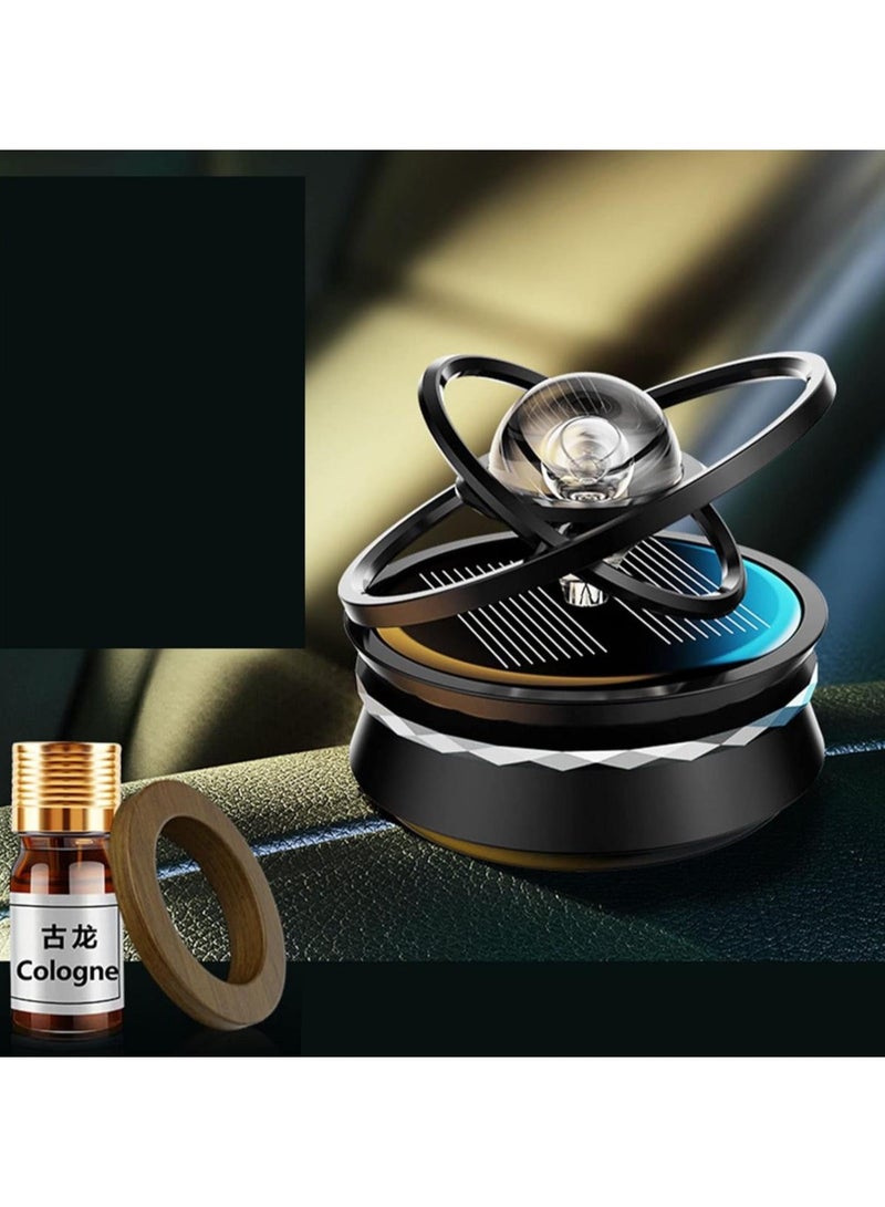 Sunshine Scent: Fashion Solar Car Air Freshener with Auto Rotate Ball Design - Image 2