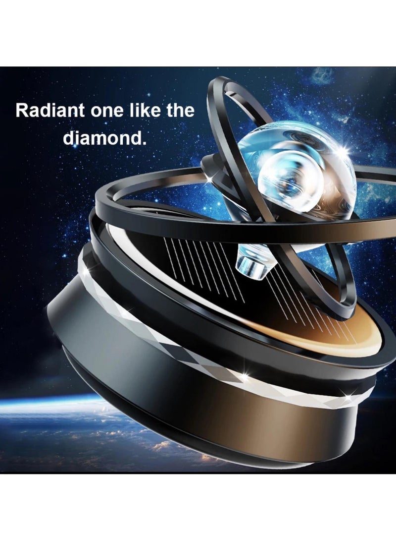 Sunshine Scent: Fashion Solar Car Air Freshener with Auto Rotate Ball Design - Image 4