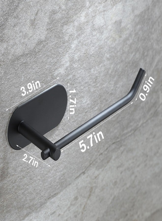 SUNTECH Hand Towel Holder,2 Packs Black Hand Towel Bar,6 3/10 Inch Self Adhesive Hand Towel Rack/Towel Ring for Bathroom Kitchen - Image 5