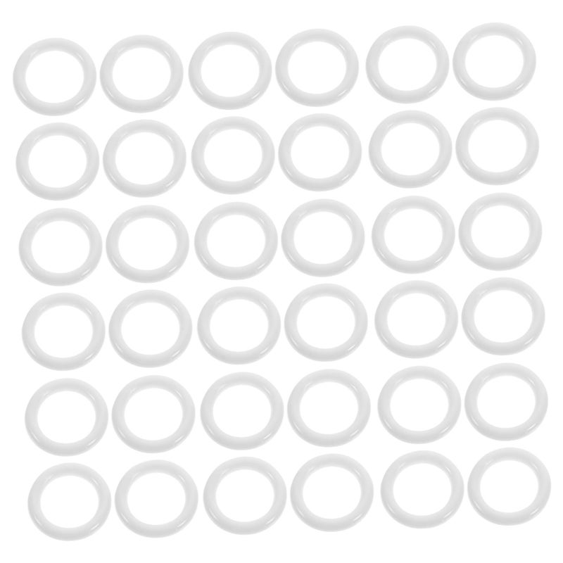 White Plastic Curtain Grommets 500pcs Easy Install Smooth Sliding Drapery 5 - Image 2