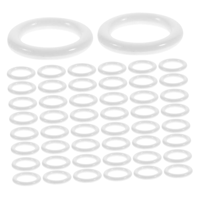 White Plastic Curtain Grommets 500pcs Easy Install Smooth Sliding Drapery 5 - Image 3
