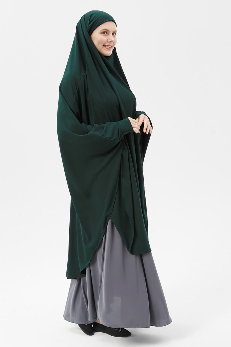 Altobeh Women's Hijab Medina Silk Sheet Top with Veil Soufflé Hijab - Image 3