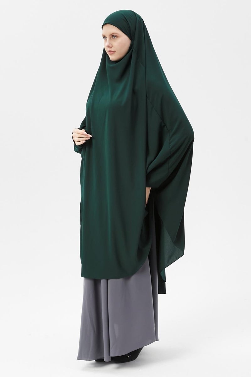 Altobeh Women's Hijab Medina Silk Sheet Top with Veil Soufflé Hijab - Image 2
