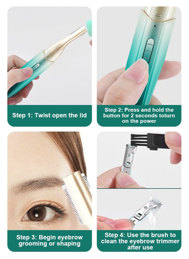 Perfii Professional Electric Trimmer - Skin Friendly for Sensitive Skin, One Button Styling, Multiple Uses and Easy Cleaning for Precise Grooming Experience  - Image 5
