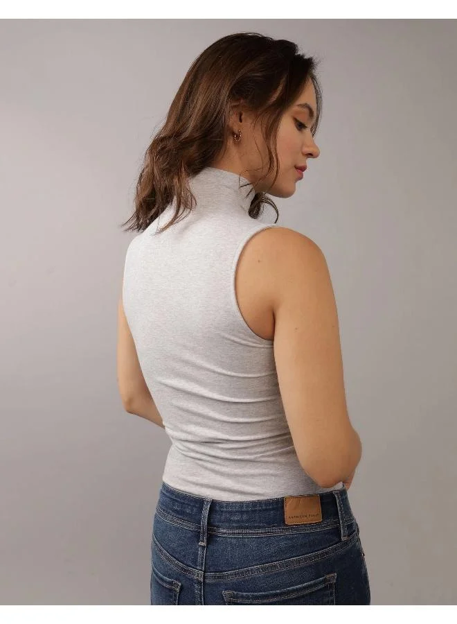 American Eagle Mock Neck Tank Top