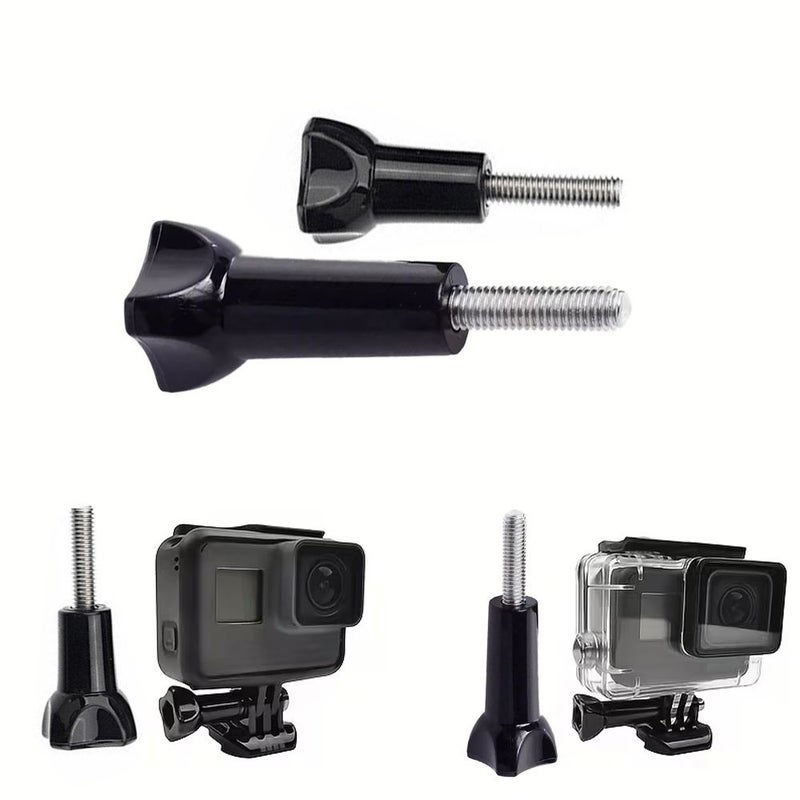 Set Of 6 Long Type Screws Nuts Converters For Gopro 13 12 Dji Pocket Action 6 Insta360 - Image 3
