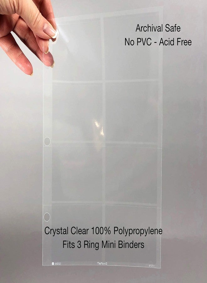 EnvyPak Movie Ticket Collector, Sheet Protector - Top Loading, Clear - Archival Safe, 3 Hole Punched - Pack of 20 Pages - Image 3