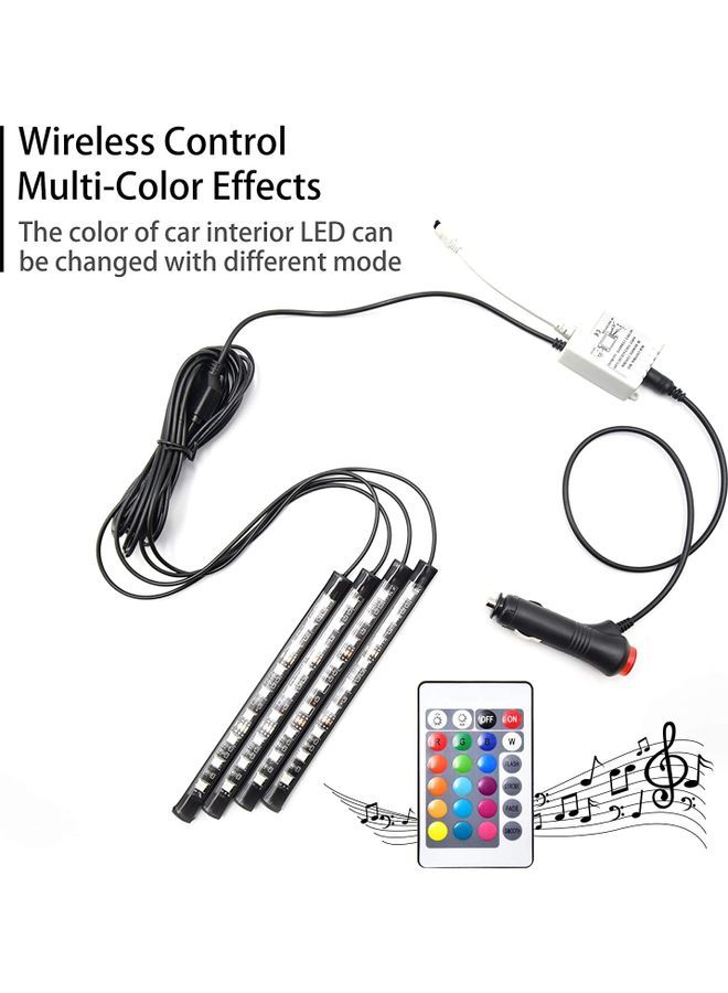 NIBEMINENT 4-Piece LED Decor Lights Multicolour - Image 1