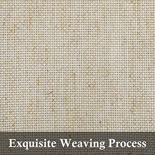 CANFOISON Aida Cloth Big Size 14 Count, Natural Oatmeal Cross Stitch Fabric, 60 inch by 36 inch (60 inch by 1 Yard) - Image 5
